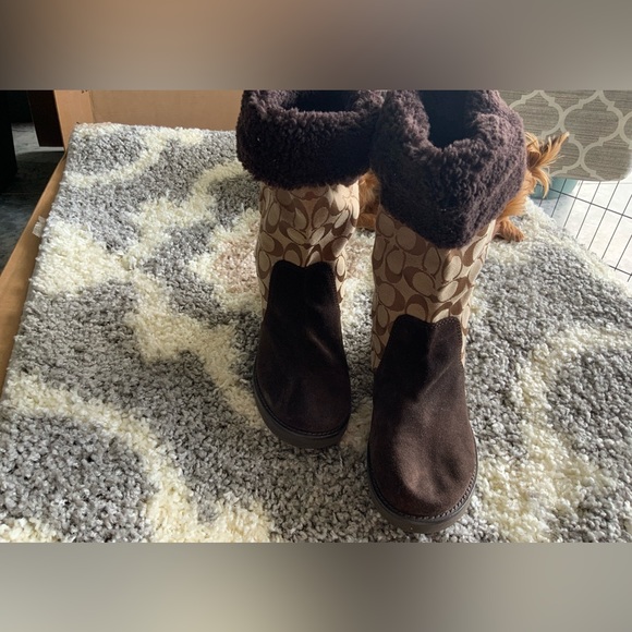 COACH BOOTS 9 - Picture 1 of 6